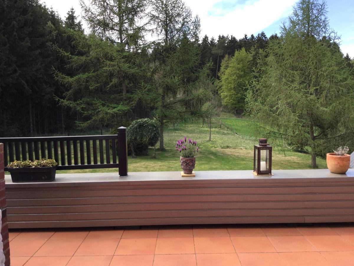 Landhaus Camillas Hoehe Mirbach Buitenkant foto